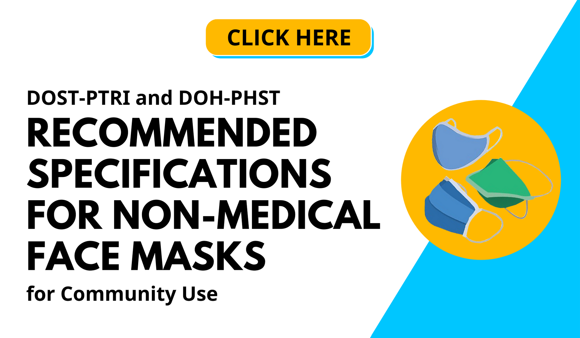 DOST PTRI and DOH Recommended Specifications for Non_Medical Face