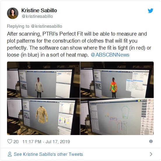 A sneak peek at future fashion: 3D scanning, avatars for Filipino consumers